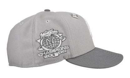 59FIFTY New York Yankees 2000 World Series Fitted Hat "Cool Grey" NE265