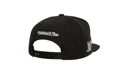MLB Cooperstown Evergreen Black White Snapback Cap "Miami Marlins - Black" HS8028 FMABLCK