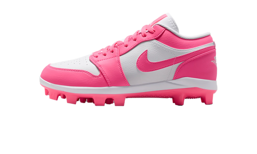 Air Jordan 1 Retro MCS Low Cleats "Digital Pink" CJ8524 103