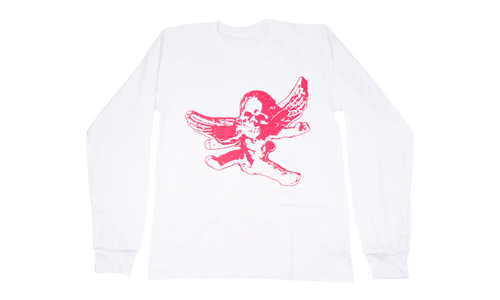 FOTI LONG SLEEVE "WHITE / PINK" CHRM0777