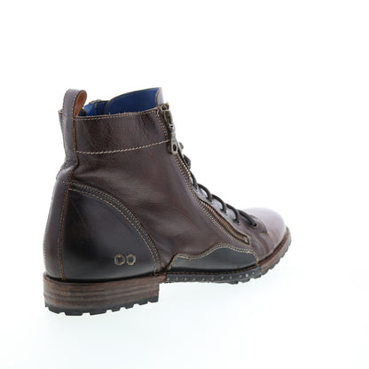 Bed Stu Old Bowen F479014 Mens Brown Leather Lace Up Casual Dress Boots
