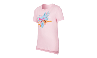 Sportswear Foliage Futura Graphic Tee GS "Pink / Multicolor" BQ0988 663