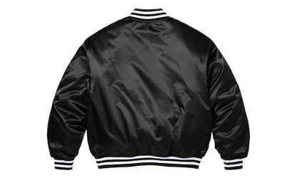 Champion® Satin Varsity Jacket "SS26 - Black" SU27455