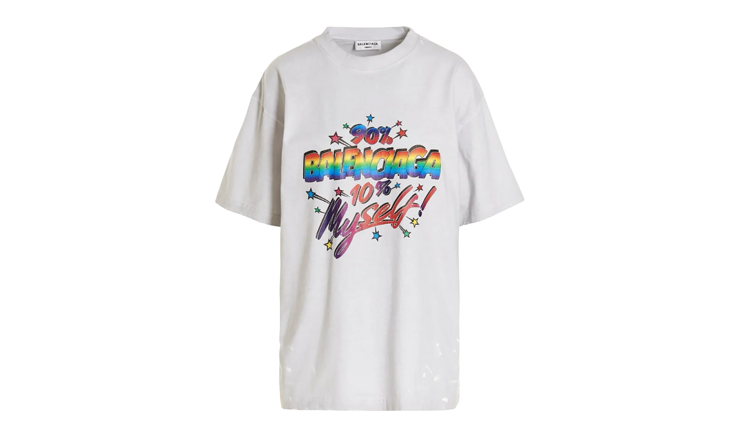 90/10 Large Fit Vintage T-Shirt "White" 641655 TMVH3 9012