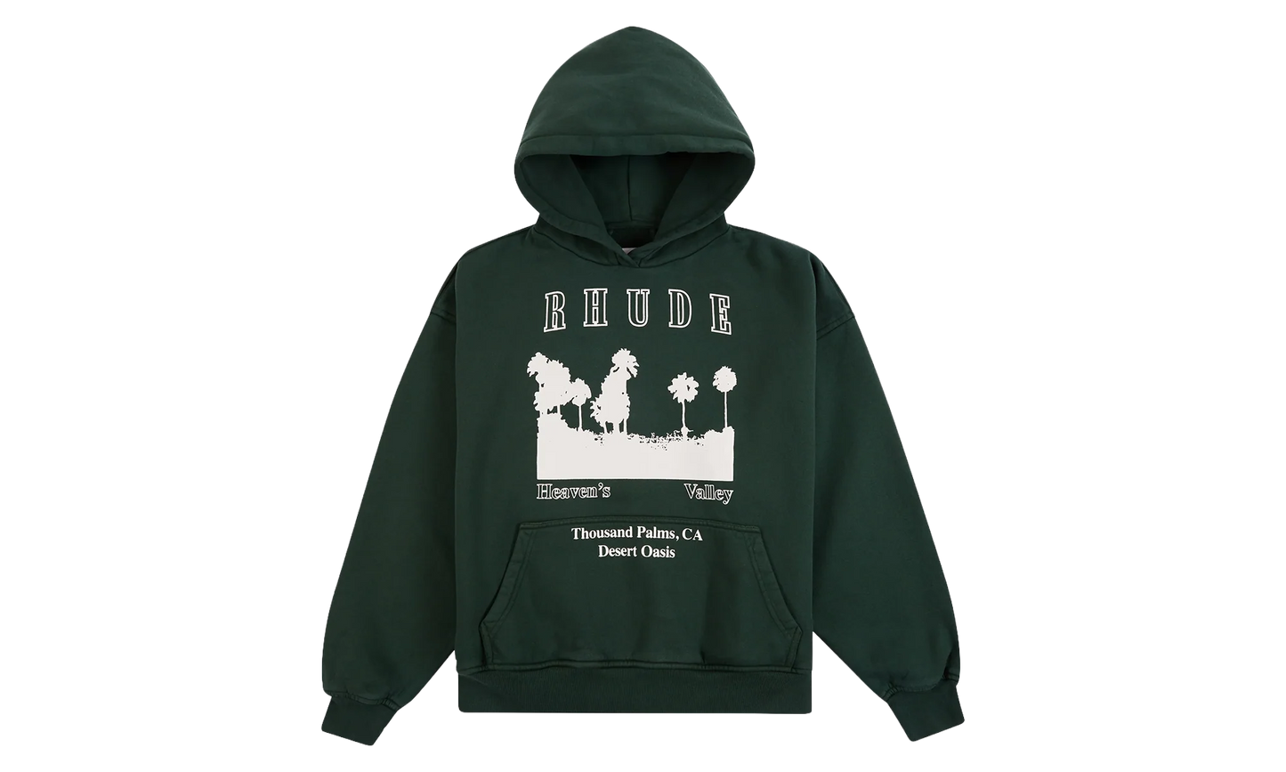 Thousand Palms Hoodie "Vintage Forest Green" RHFW25HO05012-3165