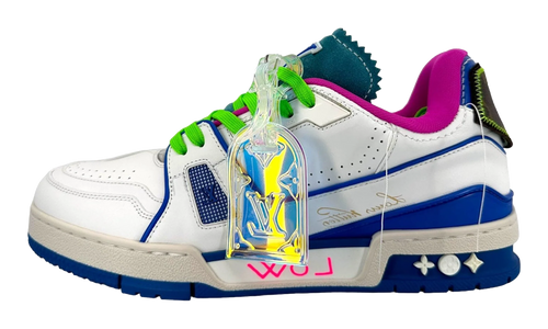 LV Trainer Low "Virgil - Neon Blue" MS0251