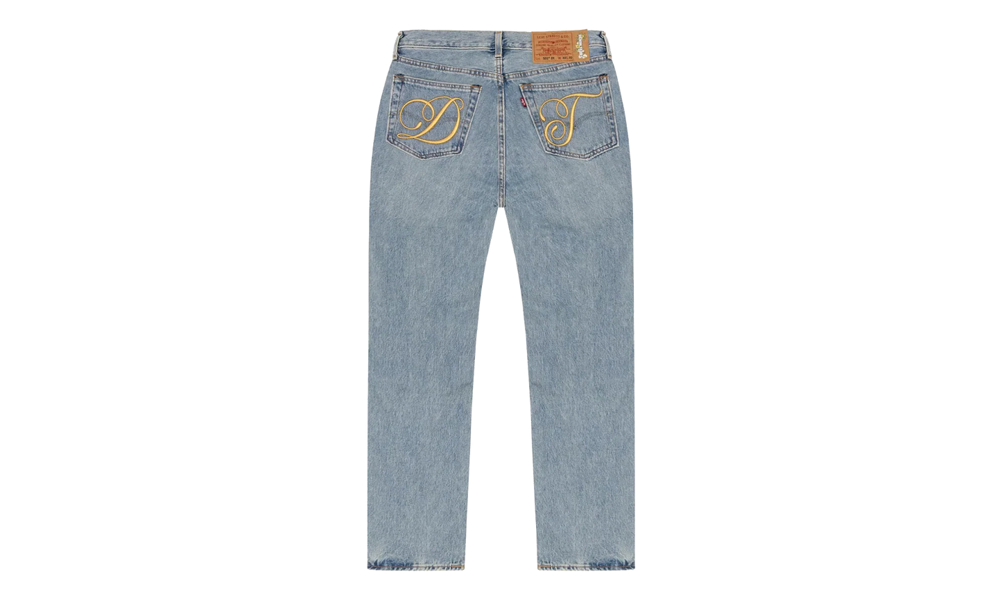 DT Metallic Gold Script 501 "Light Wash" DT397