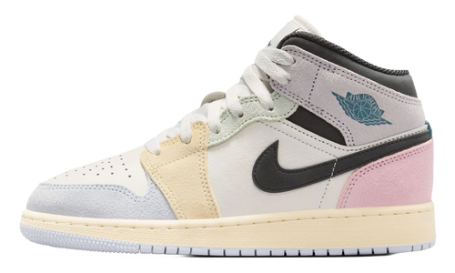 Air Jordan 1 Mid SE GS "Sail Pastels" IB7053 100
