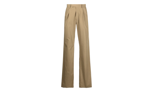Single Pleat Relaxed Trouser "Brown" MPR001 210
