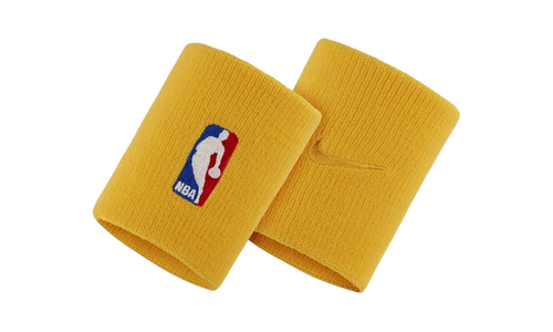 NBA Elite Wristbands "Yellow" NKN03724OS