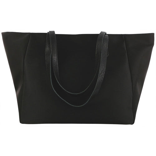 Faye DLX Tote Handbag in Black/Bison