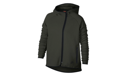 Tech Fleece Full Zip Cape Hoodie WMNS "Olive / Black" AH3969 355