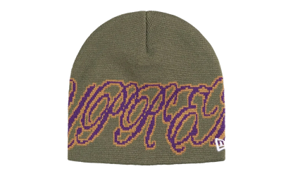 New Era Cursive Beanie "SS26 - Olive" SU27255