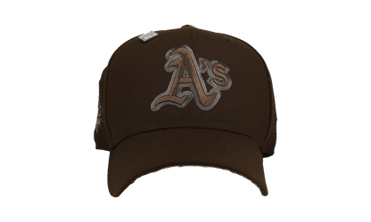 59FIFTY Oakland Athletics 1989 World Series Fitted Hat "Walnut / Real Tree - Visor" NE345