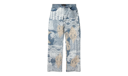 Grid Lace Denim "Sky" WDWFW23007 SKY