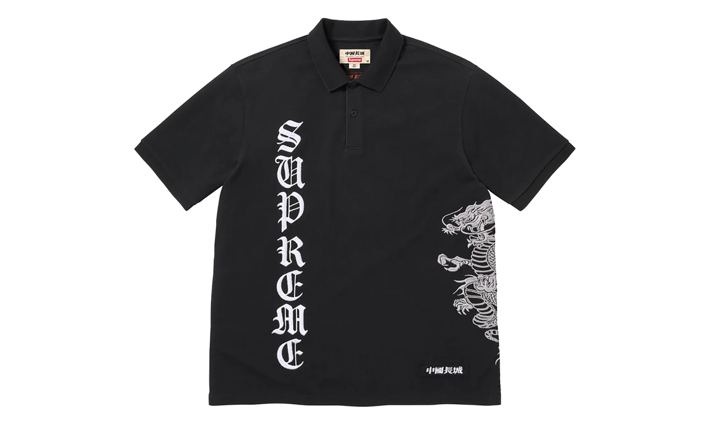 The Great China Wall Dragon Polo "SS26 - black" SU27347