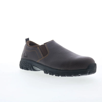 Avenger Flight Slip-On Alloy Toe A7000 Mens Brown Wide Work & Safety Shoes