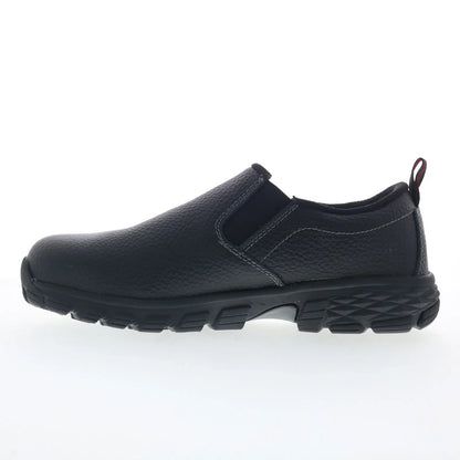 Avenger Flight Slip-On Alloy Toe A7001 Mens Black Wide Work & Safety Shoes