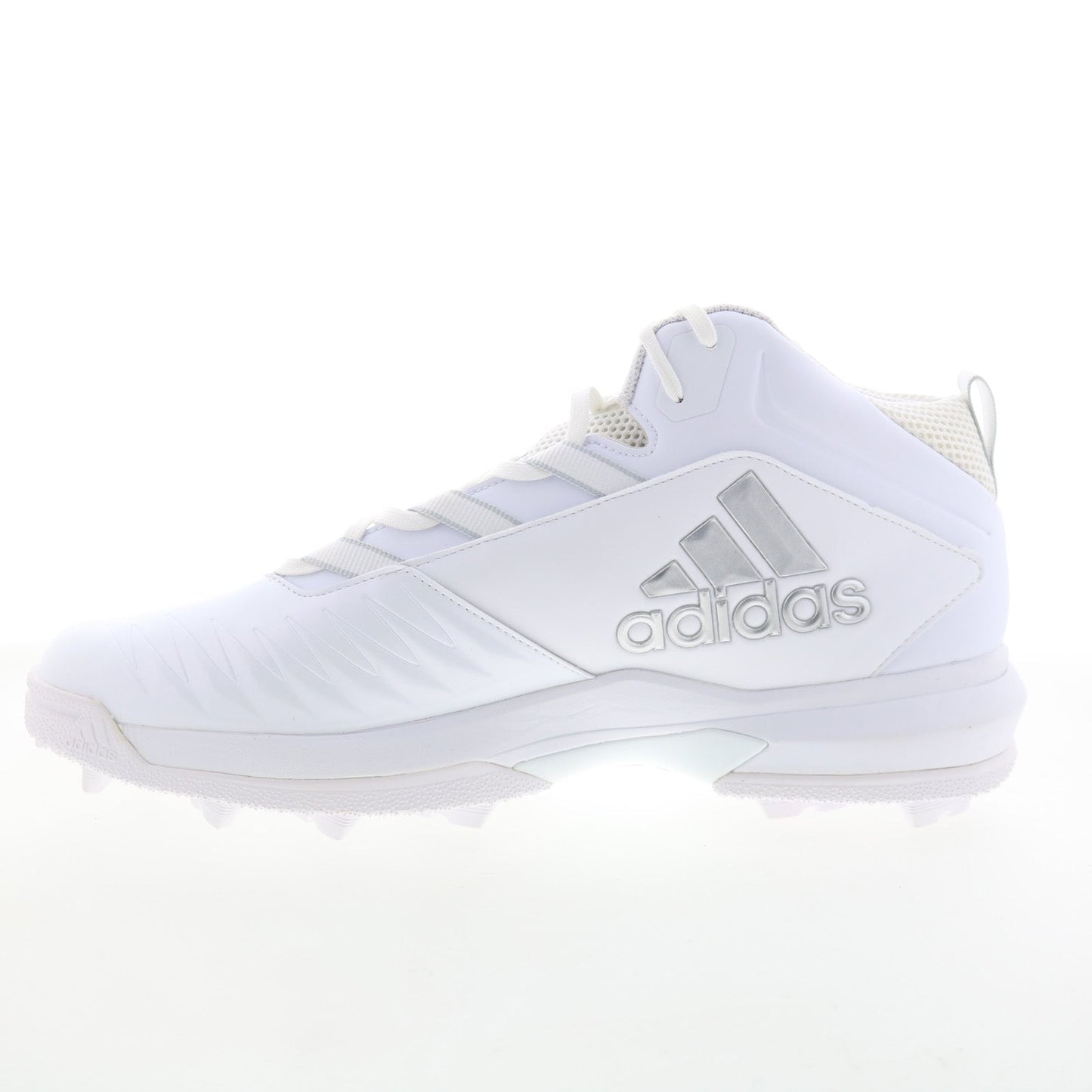 Nasty Torsion 2E 20 Mens White Wide Athletic Football Cleats Shoes