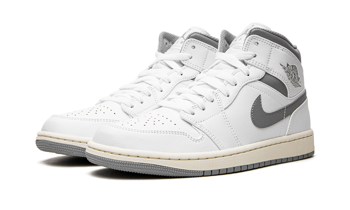 1 Mid "White / Stealth Grey" 554724 135