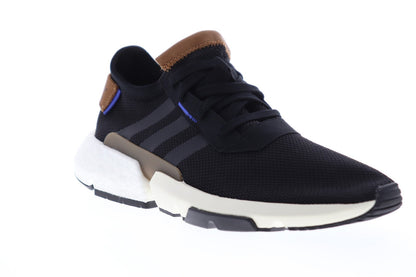 POD S3.1 G54741 Mens Black Canvas Casual Low Top Lifestyle Sneakers Shoes