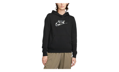 Fleece Printed Logo Pullover Hoodie DQ6108 010