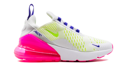 AIR MAX 270 MNS WMNS"White/ Pink Blast/ Volt" DH0252 100