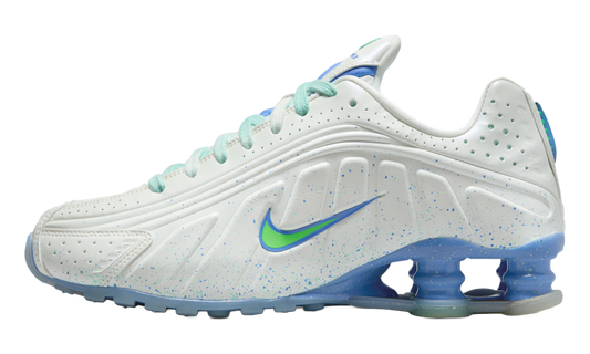 Shox R4 WMNS"Summit White/ Royal Pulse/ Mint Foam/ Green Strike" IH2343 100