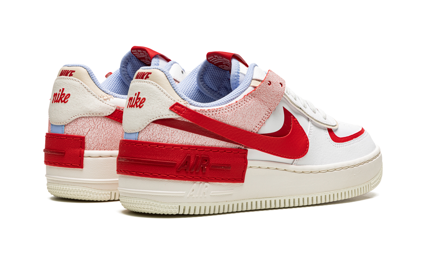 AIR FORCE 1 LO SHADO MNS WMNS"Red Cracked Leather" CI0919 108