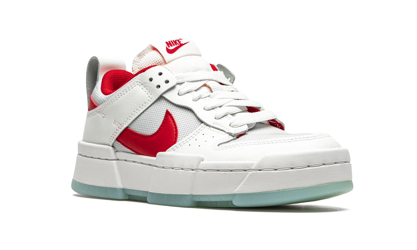 DUNK LO DISRUPT WMNS"Summit White/ Gym Red" CK6654 101