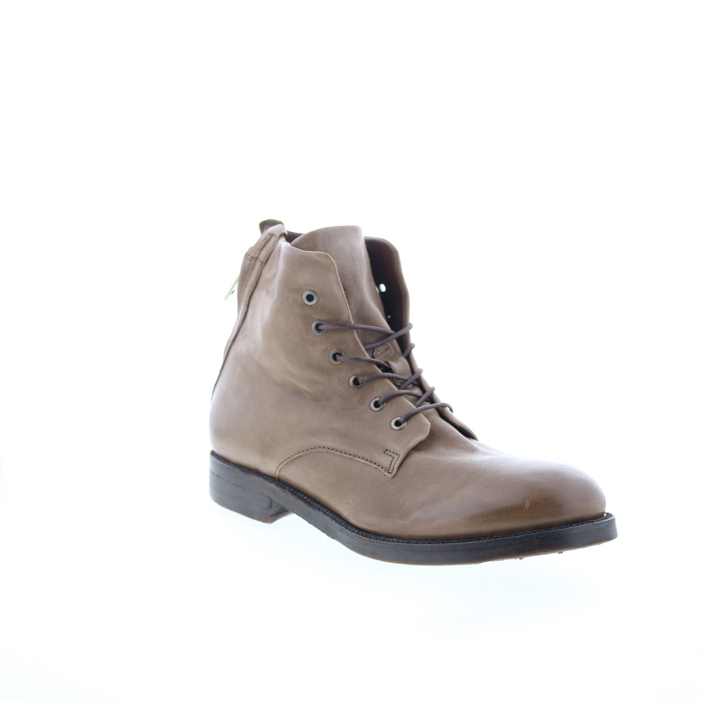 Sylvester Mens Brown Leather Zipper Chukkas Boots
