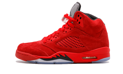 5 Retro "Red Suede" 136027 602