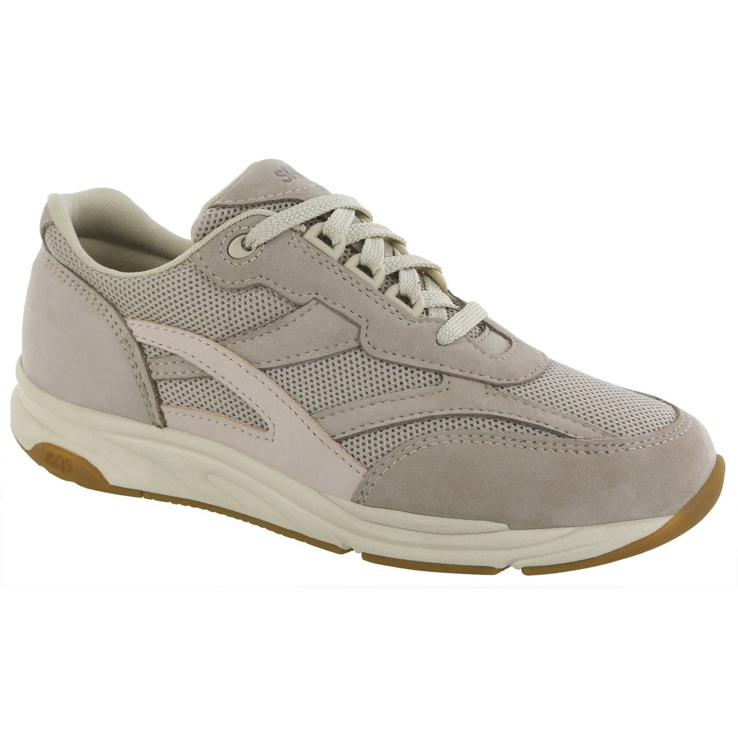 Women's Tour Mesh Sneaker in Taupe/Pink