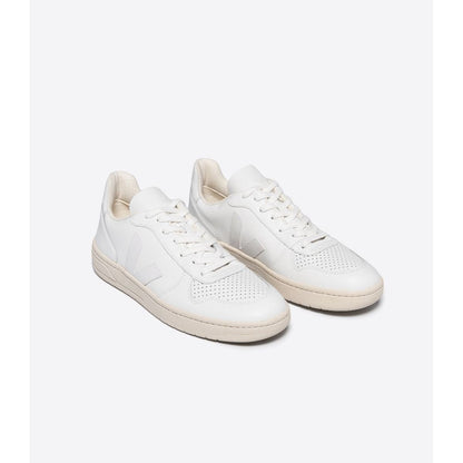 Women's V-10 Leather Sneaker in White