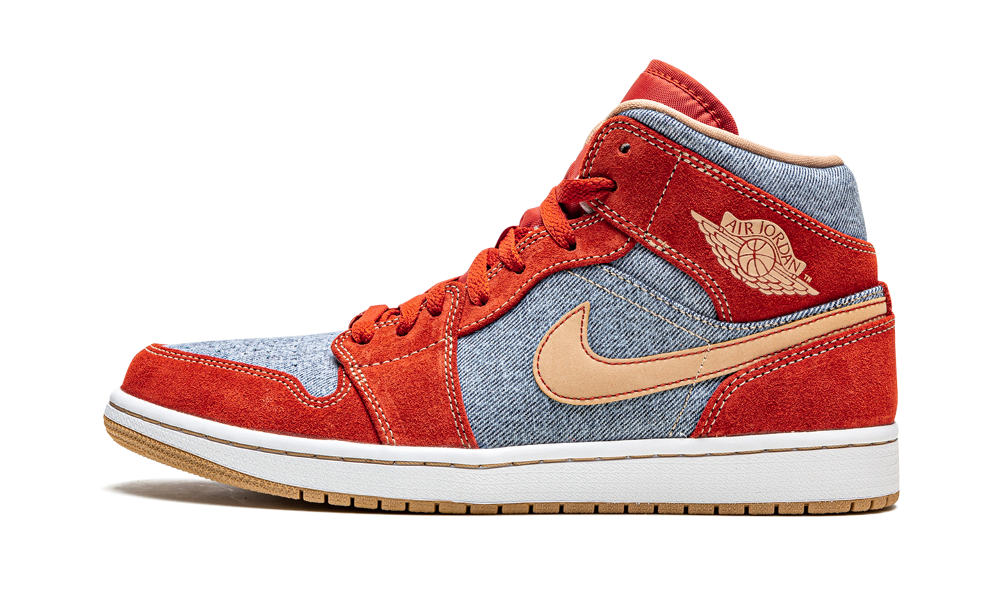1 Mid SE "Denim Red Suede" DM4352 600