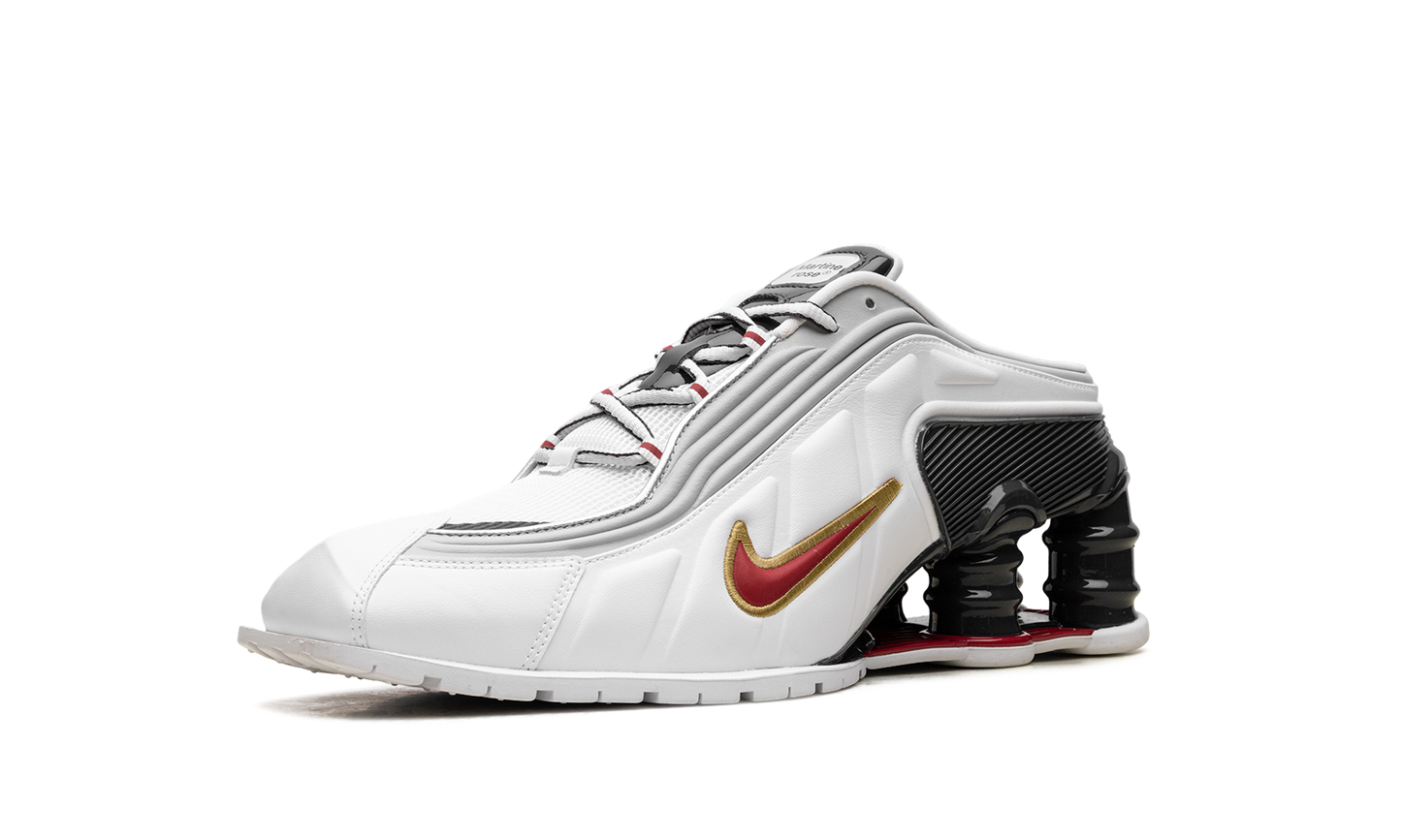 Shox MR4 Mule"Martine Rose Metallic Platinum Varsity Red" IM5420 100