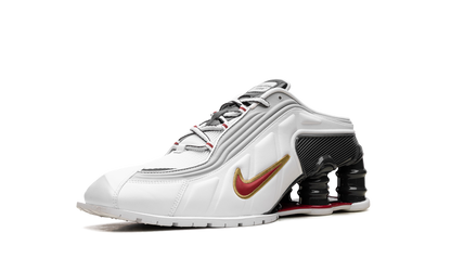 Shox MR4 Mule"Martine Rose Metallic Platinum Varsity Red" IM5420 100
